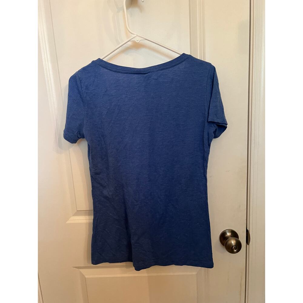 House of Blues Orlando Women's Sugar Skull Blue Short Sleeve Crew Neck L T-shirt - Picture 2 of 6